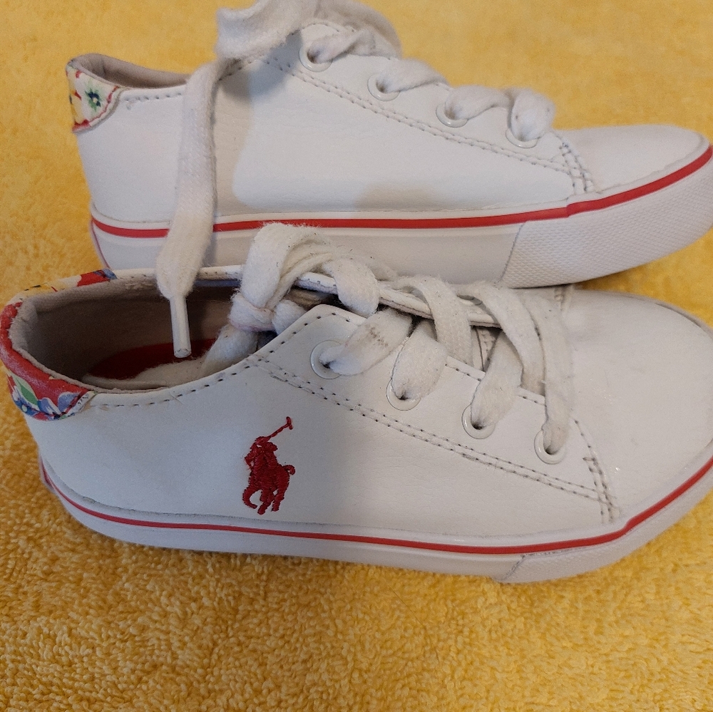 Polo Ralph Lauren Leather Girls Size 9